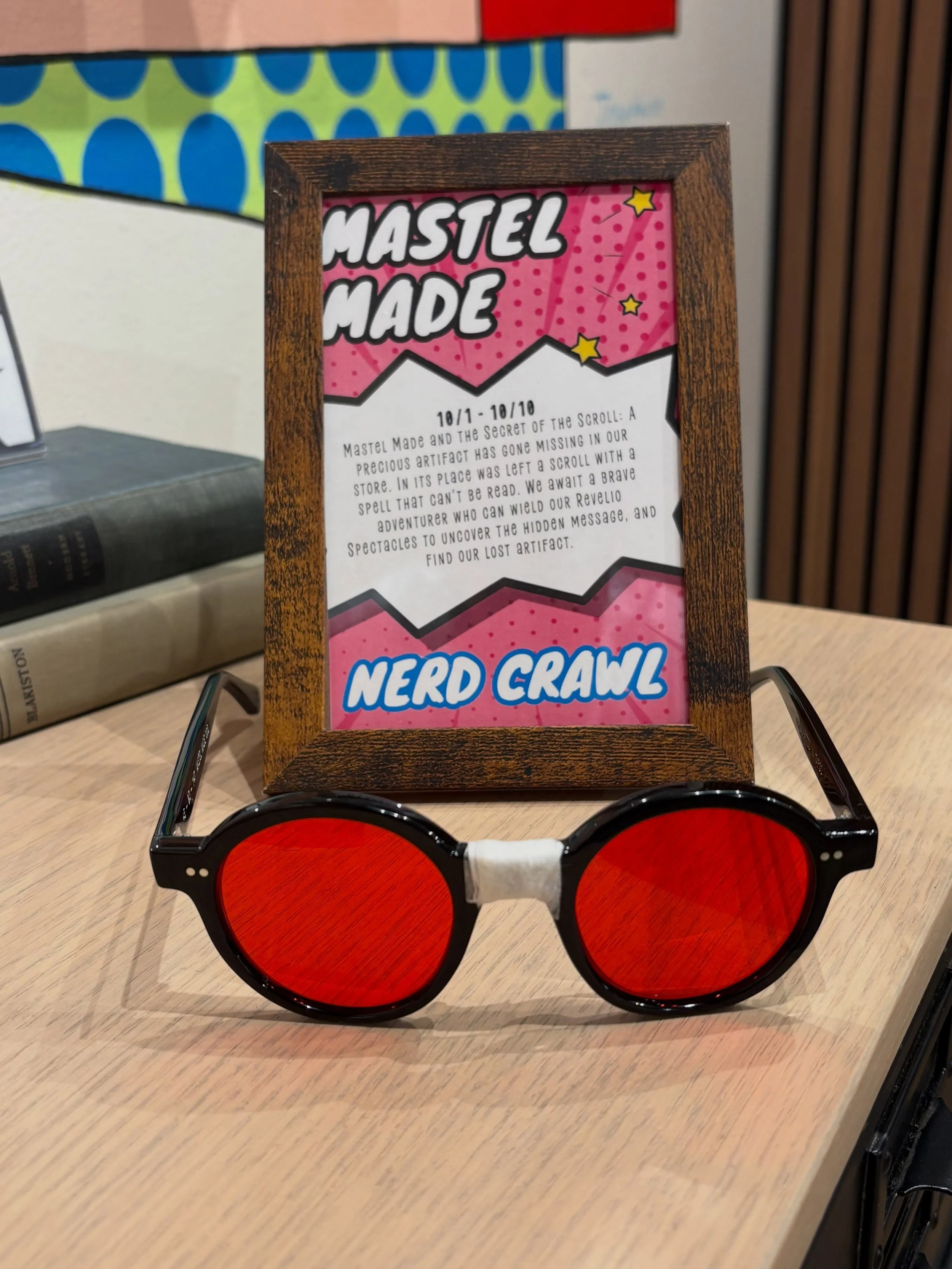 Need crawl, engaged! Mastel Made and the secret of the scroll. We have fitted Harry&rsquo;s glasses with Revelio lenses. Stop in, read the scroll using Harry&rsquo;s glasses, and complete the quest. Don&rsquo;t worry, no Oculus Reparo needed, Sean wi