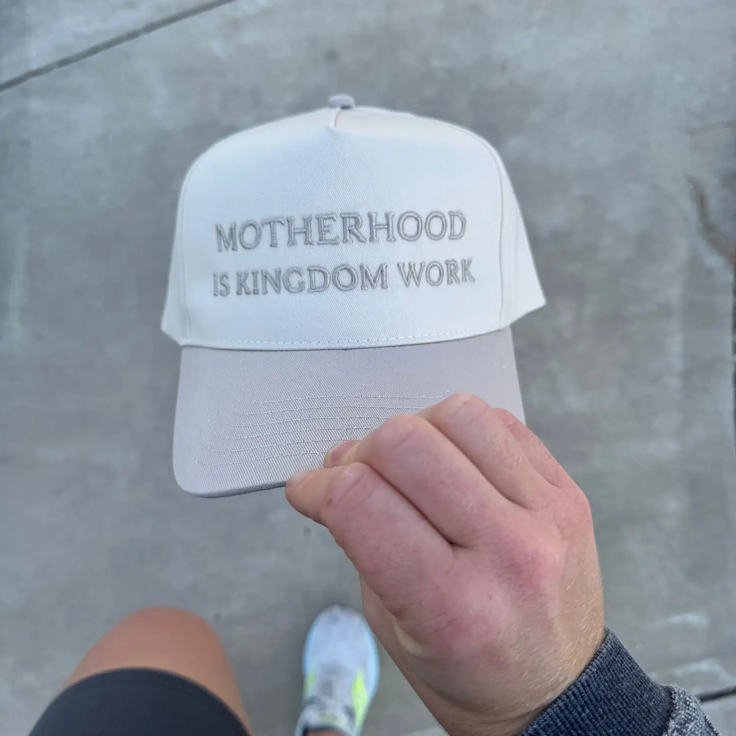 Motherhood is Kingdom Work Hat.png