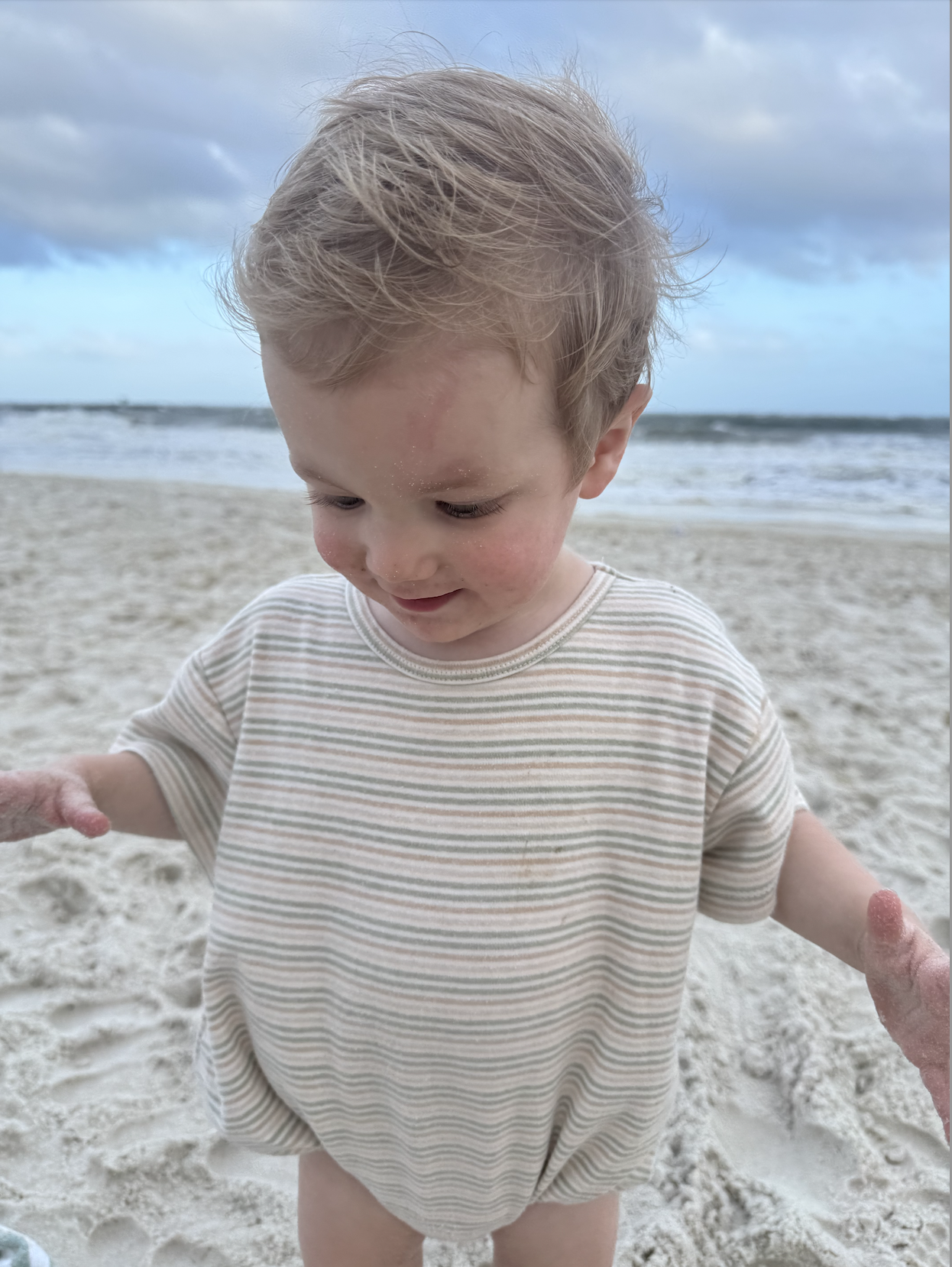 Multi-Stripe Organic T-Shirt Bubble