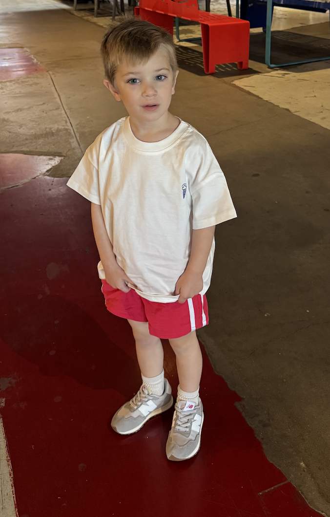 Kids Racer Short - Firecracker