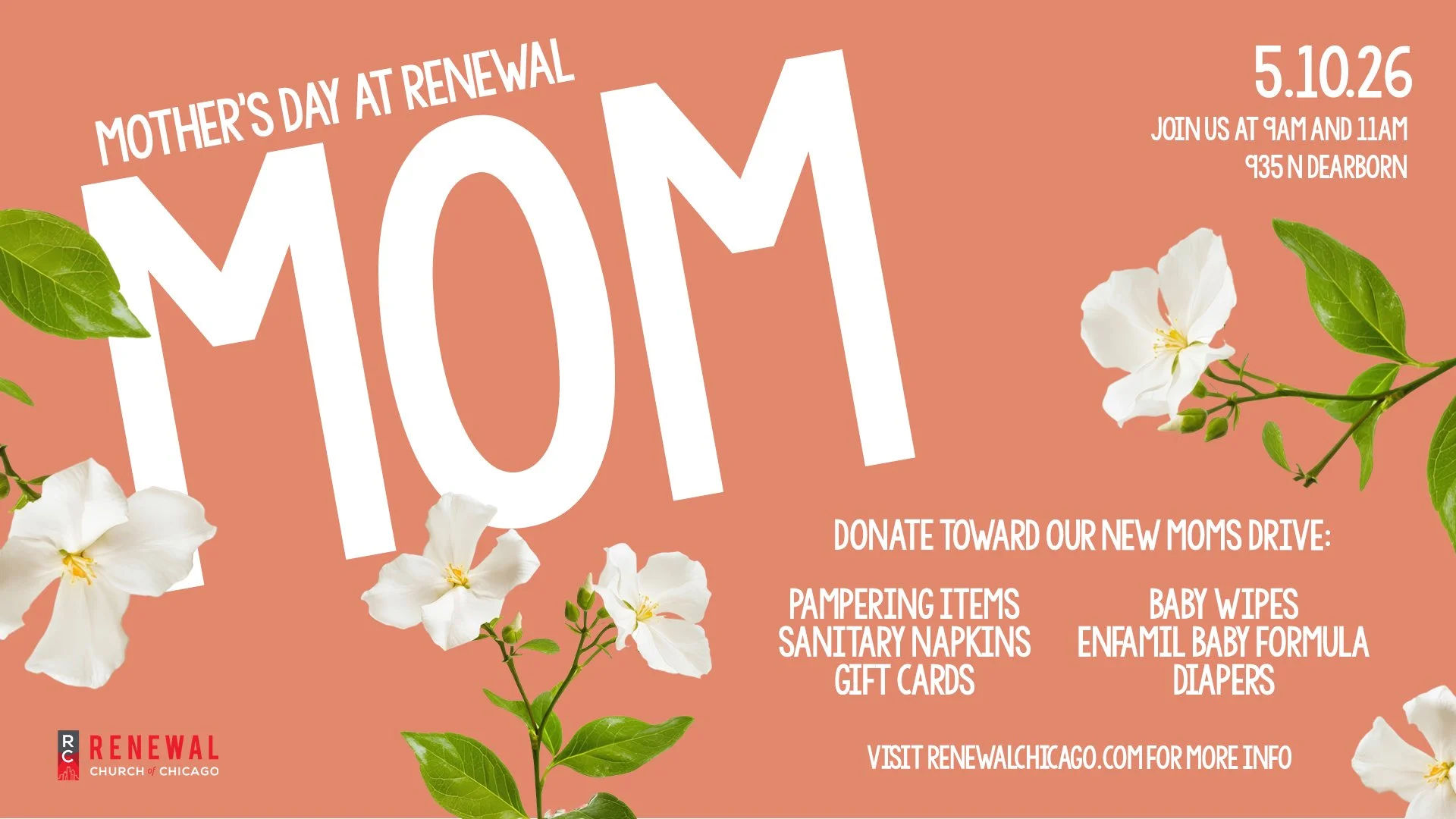 Mother's Day + New Moms Drive