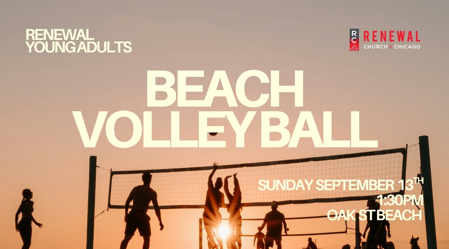 Young Adults Beach Volleyball