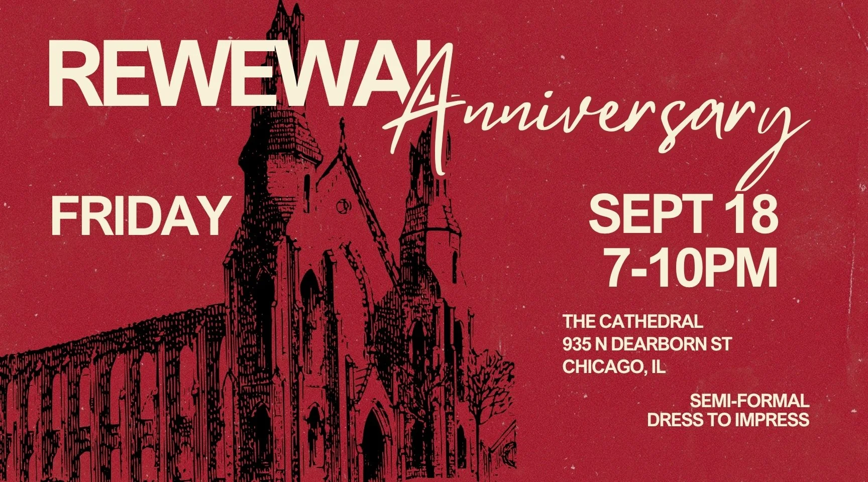 Renewal 12 Year Anniversary Celebration