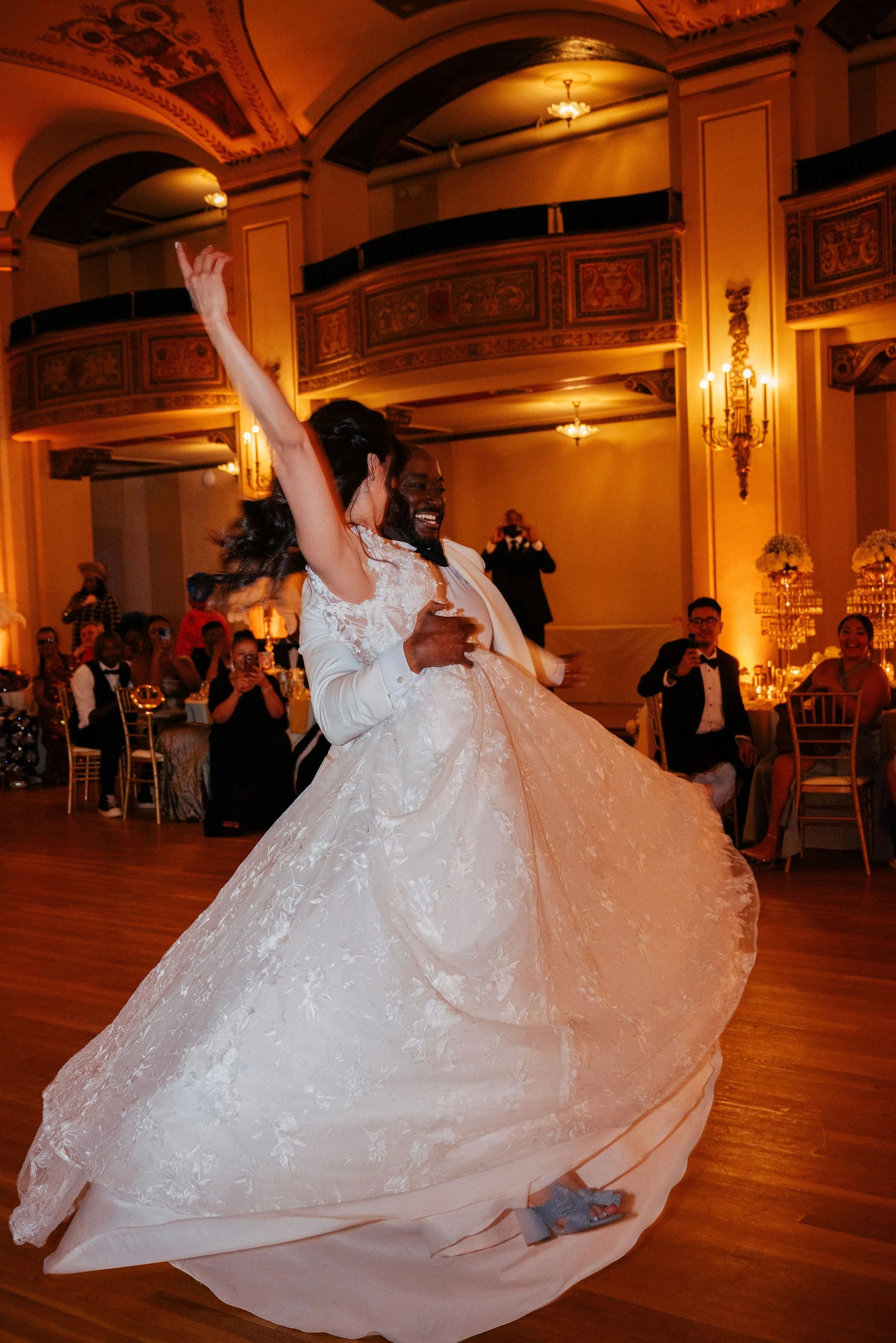 Wedding at Masonic Temple Detroit