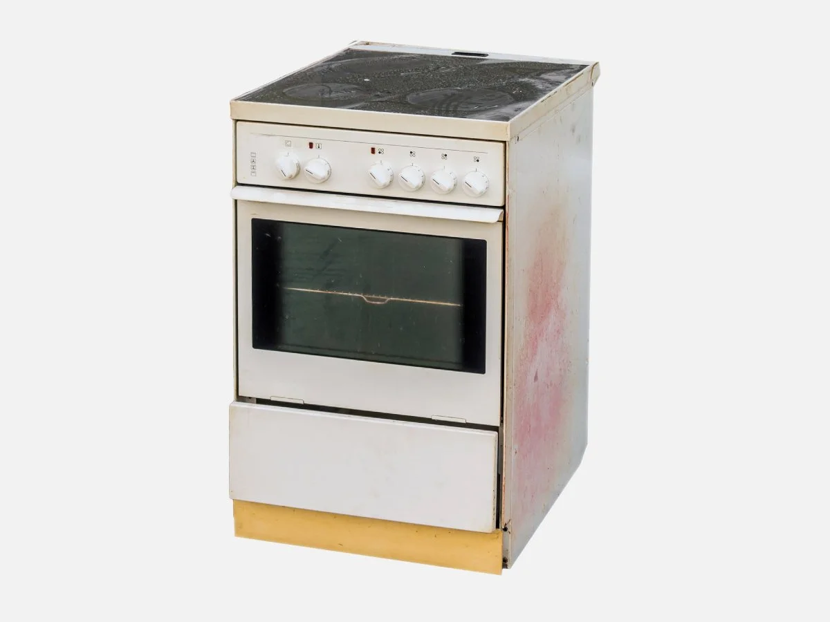 Old oven for recycling