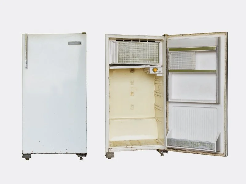 Old fridge for recycling