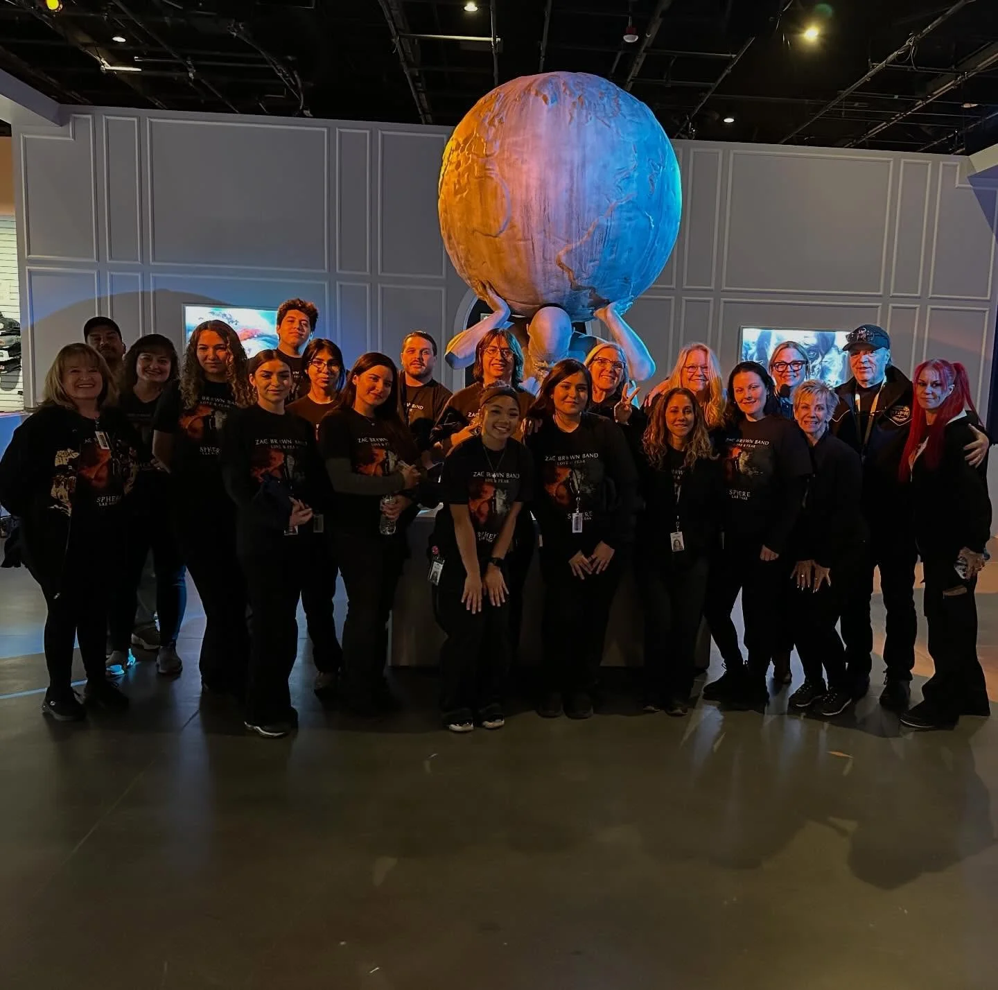 I&rsquo;m Opening Day ✔️ We&rsquo;re thrilled to welcome you to our new home in The Summit at the Venetian. Stop by and meet the best team around! #zacbrown #lunamerch #sphere #vegas