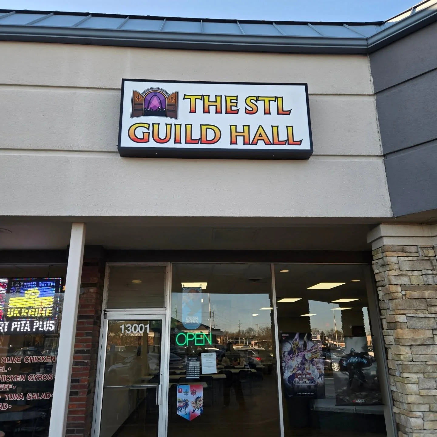 Our sign was was installed today!!!! We weren't expecting it for another two weeks but it was a welcome surprise. 

#cardshop #tcg