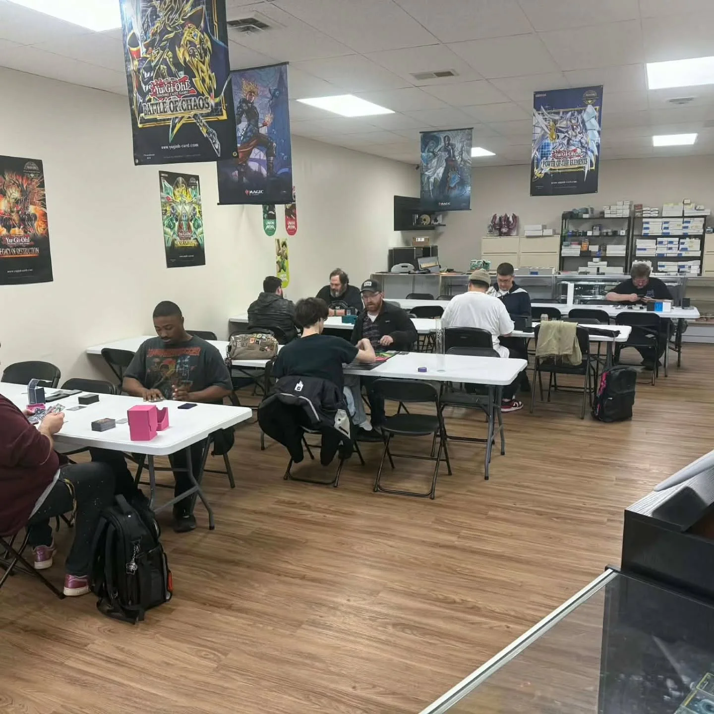 We have 8 players for Gundam tonight!!! We also got a big MTG delivery. Tomorrow 3/12 we will be opening late. We will open at 530 and have out Pokemon learn to play/league. We can't wait to see everyone.

#cardshop #gundamtcg #mtg #pok&egrave;montcg