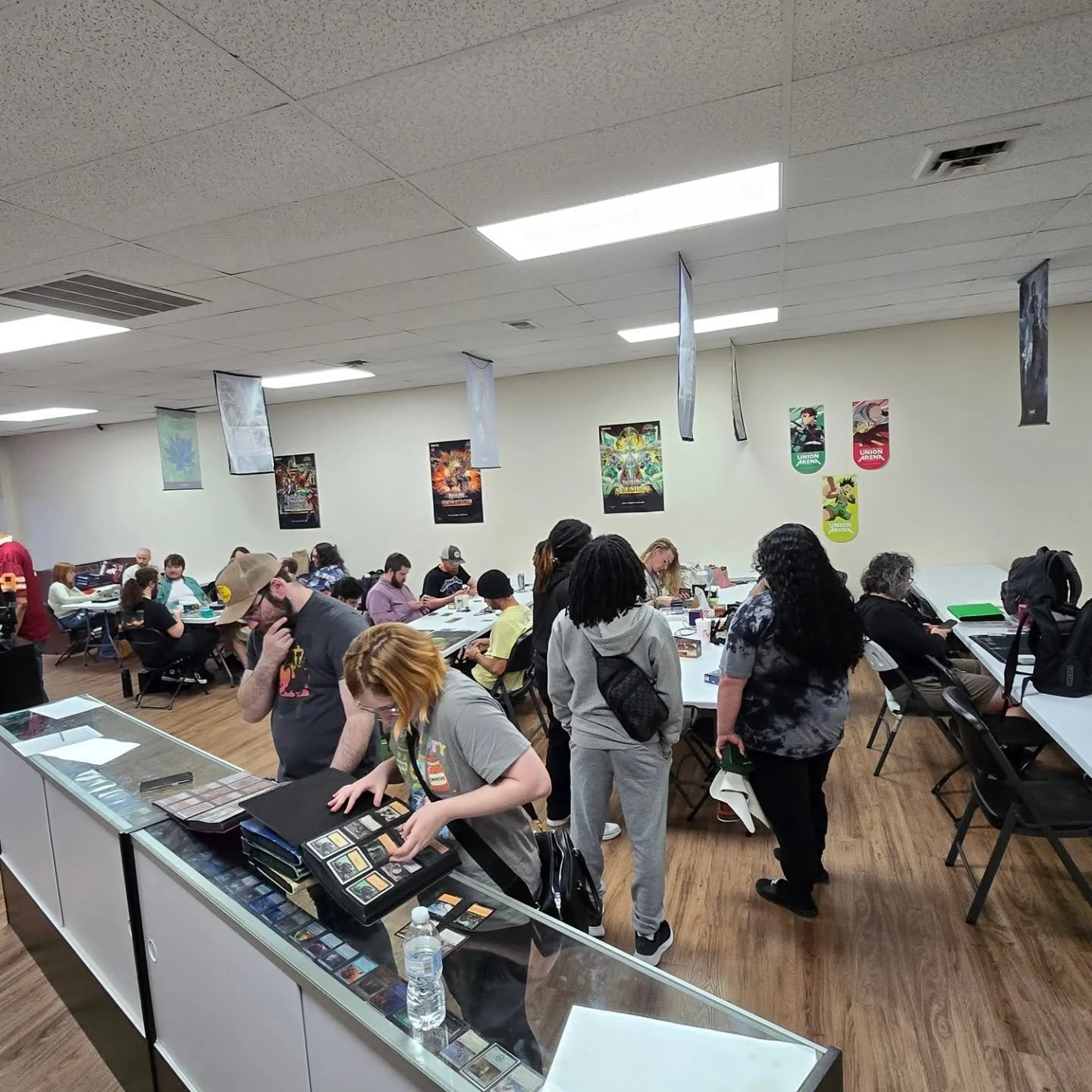 We had a fun Friday at the Guild Hall. Draft, Commander players, and Union Arena all going. Our inventory is constantly cycling in singles and sealed products. We start gearing up for the Wentzville card show happening next Saturday this week and we'