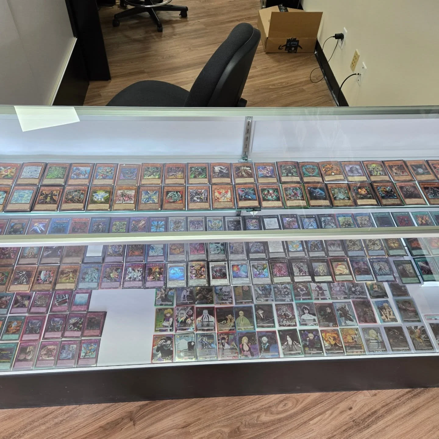 Cases and shelves restocked and ready for adventurers to stock up. We're finalizing what our tournament schedule will be and we will post it soon. Can't wait to see everyone this week.

#cardshop #tcg #pokemon #yugioh #magicthegathering