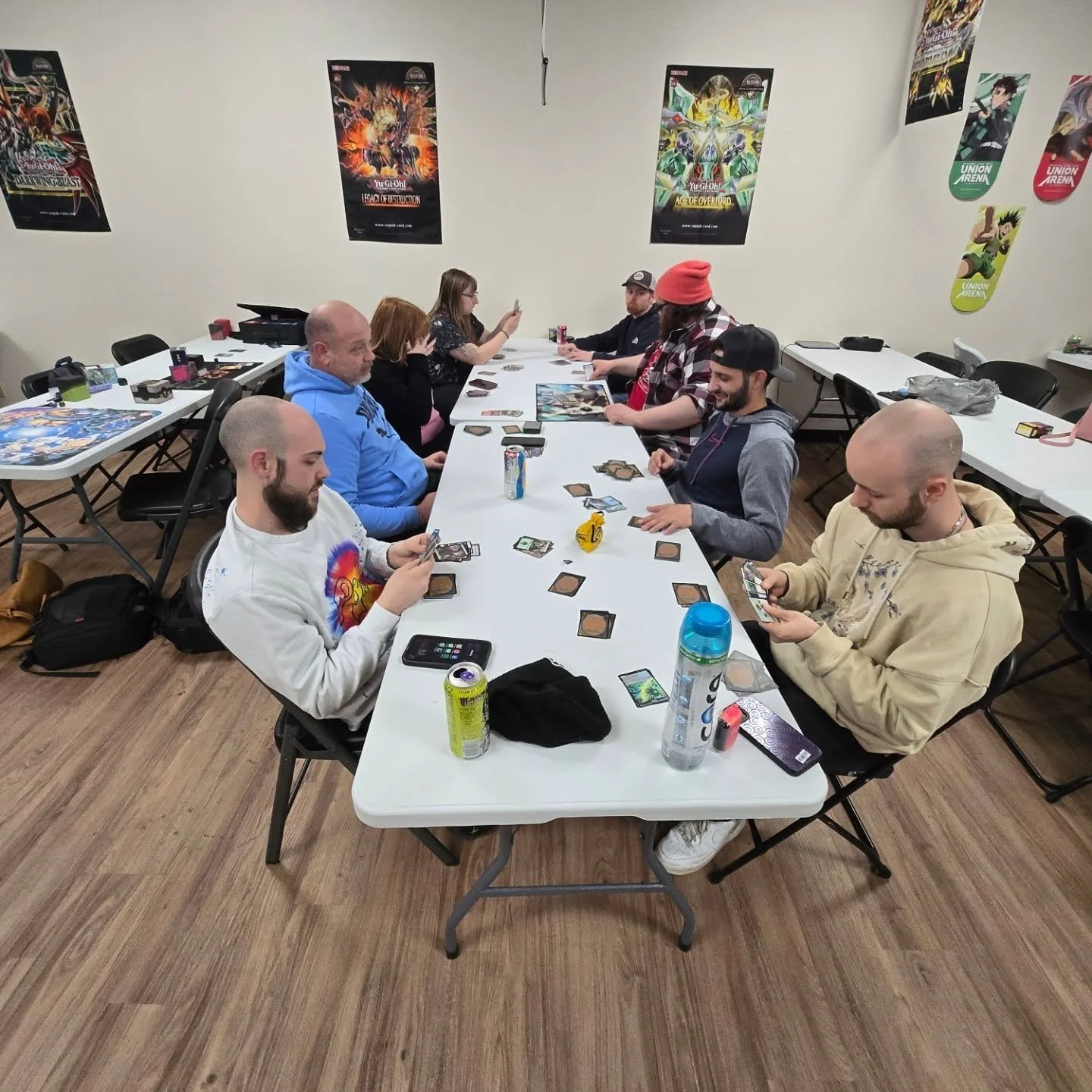 We had a fun nght last night 8 MTG drifters and 8 people playing Union Arena. Today were at the Wentzville card show and then we have free play MTG Commander tonight. Come hang out and say hi. 

#cardshop #cardshow #tcg #unionarena #mtg