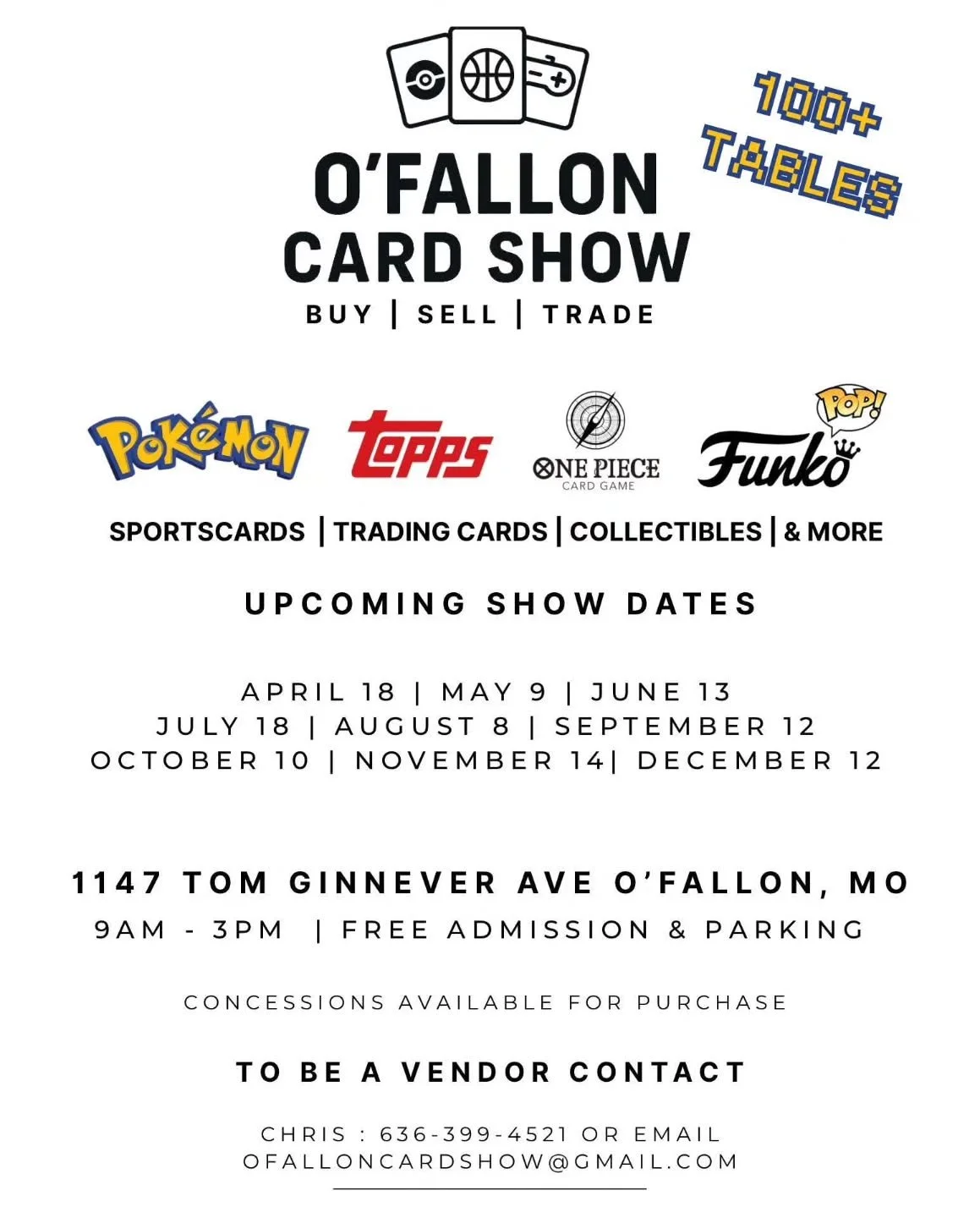 Lots of things Happening at the Guild Hall this week. Today were doing a impromptu Yugioh box tournament for blazing dominion at 6pm, along with Magic Draft at 630pm, and Union Arena at 630pm. Tomorrow we will be at the O'Fallon card show in the morn