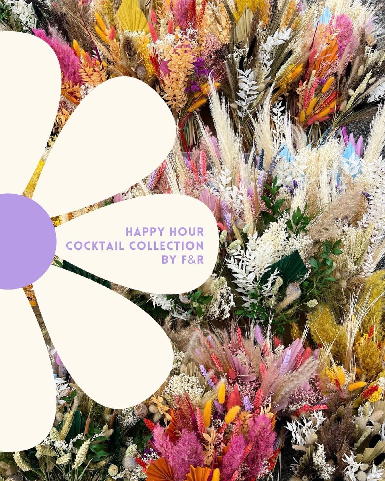 pick your favourite cocktail and join us - because it&rsquo;s five o&rsquo;clock somewhere, right?

once you have selected your dream floral cocktail blend and size for our menu, our expert flower mixologist will mix the blooms into the perfect bouqu