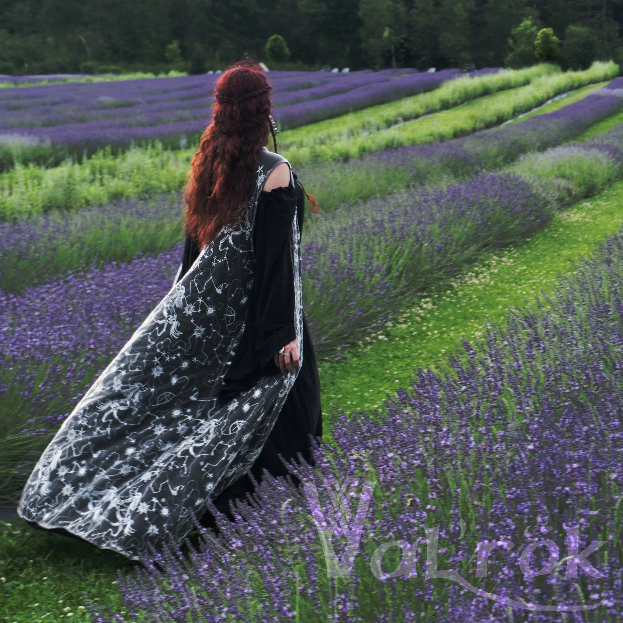 March toward the end of summer with grace with our Sleevesless Wizard Robe in Stellar Unicorn Lace. 

jewelry @drakaina_kreations 
See on our website #valrok .net 

#gothclothing