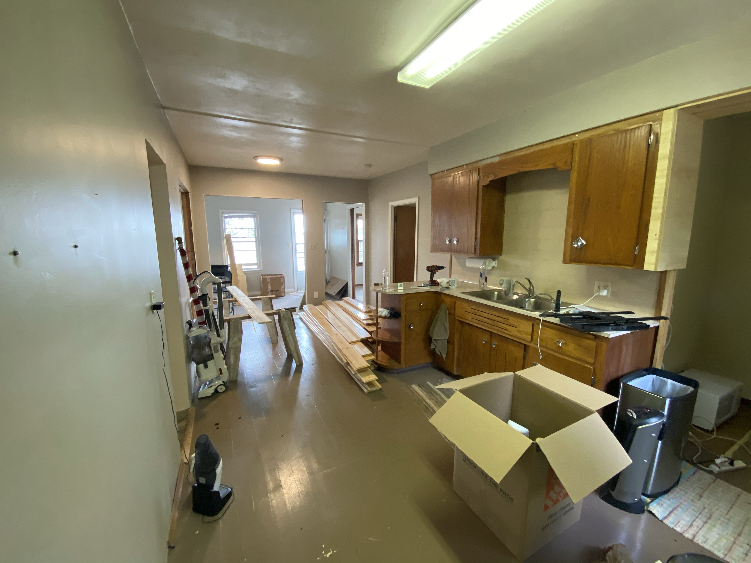 The old kitchen of the old lake house. 