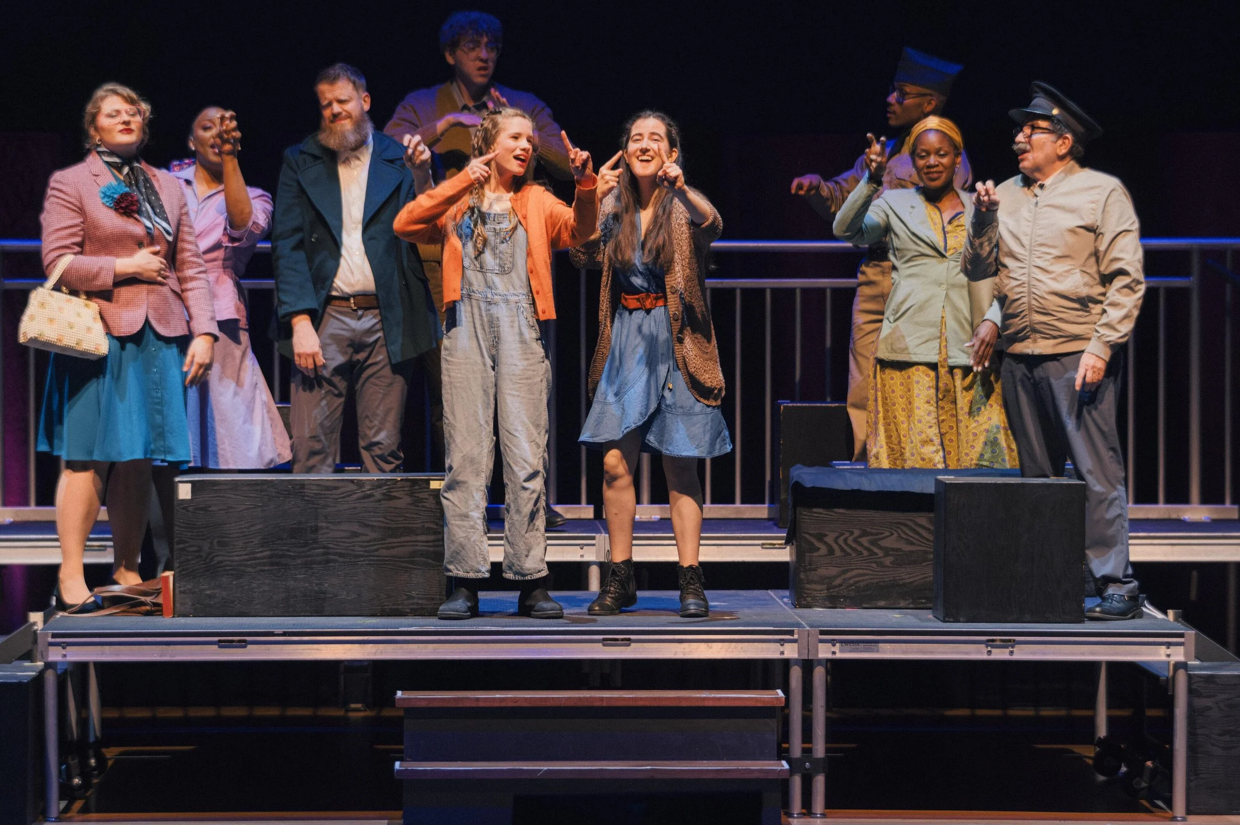 Erin Rosenfeld as Violet in Deaf Broadway's "Violet" at Lincoln Center