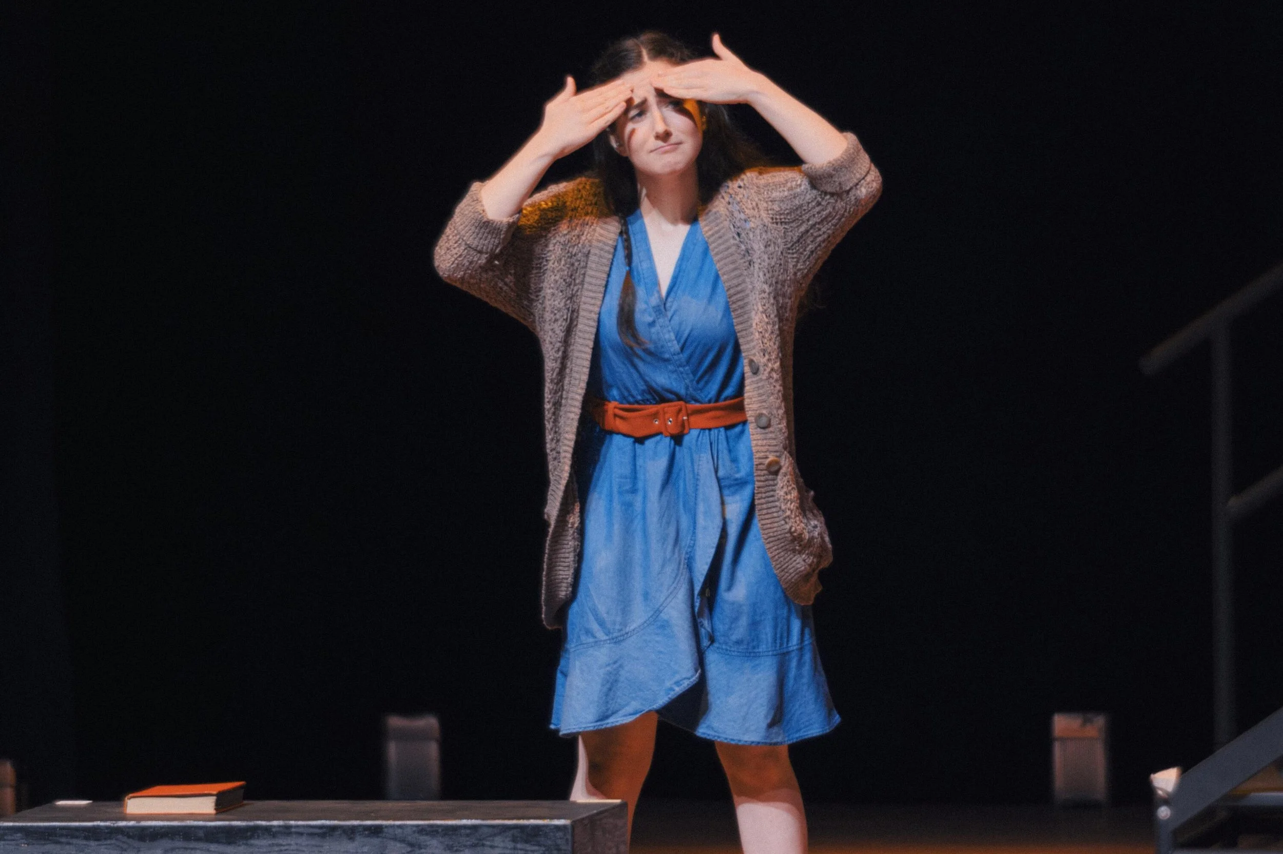 Erin Rosenfeld as Violet in Deaf Broadway's "Violet" at Lincoln Center