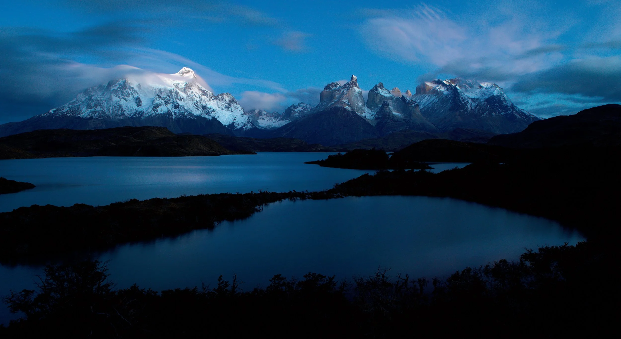 Pehoé, Parque Nacional Torres del Paine, Chile.