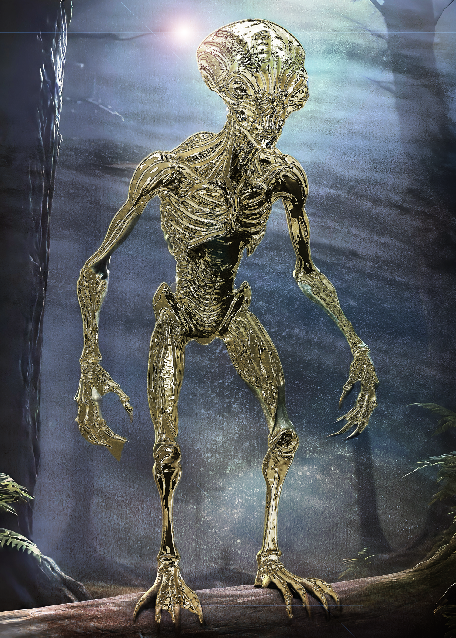 Alien on the Jungle 5X7 #IMG3609b.png