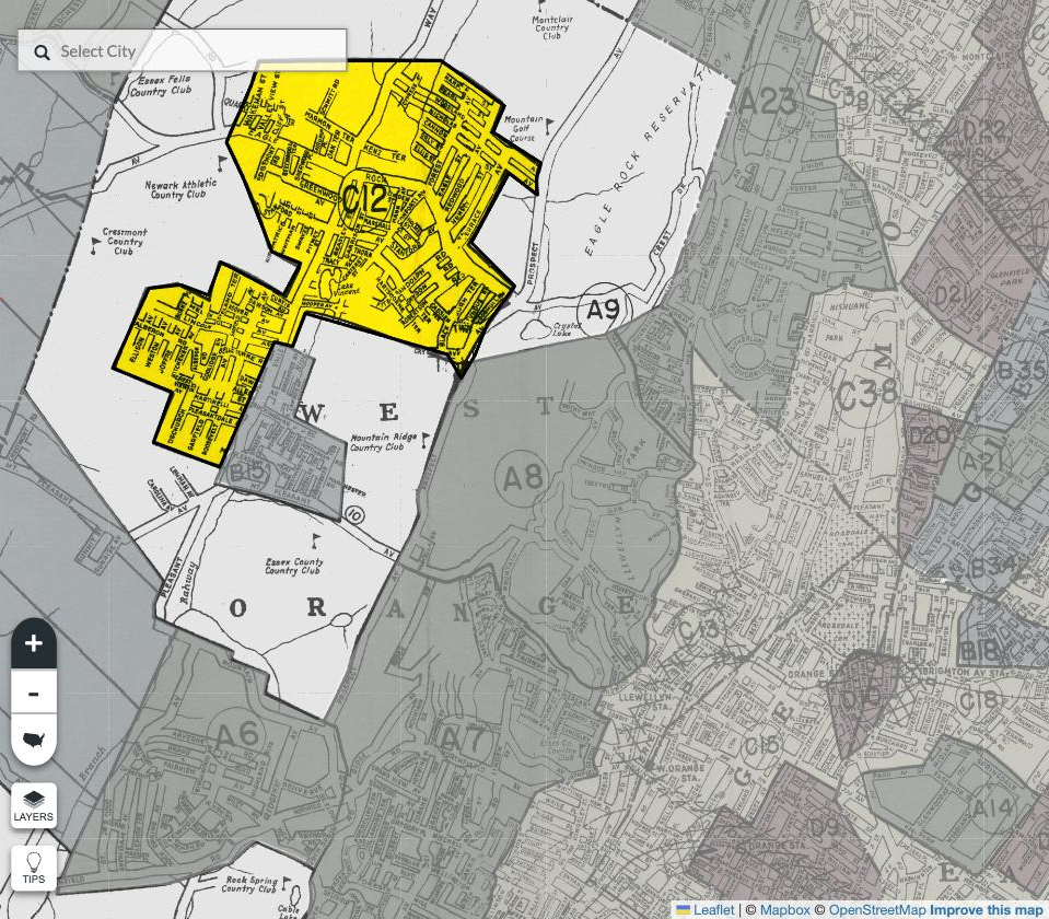 The Yellow Line: How a 1939 Mortgage Grade Still Shapes West Orange, NJ