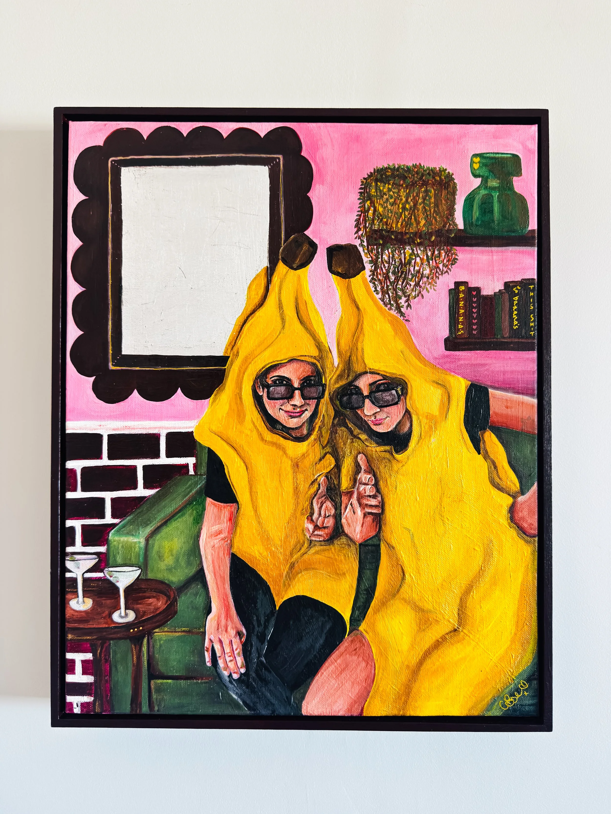 "COOL BANANAS"
Commissioned - made with love + humour!