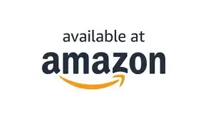 Amazon logo with the text 'available at amazon'