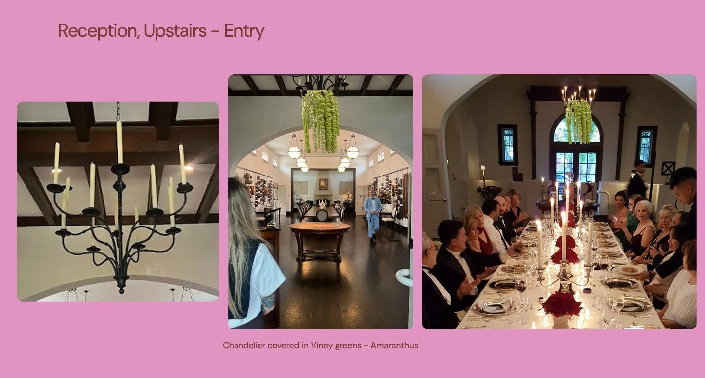 (1) Proposal with sketched amaranthus