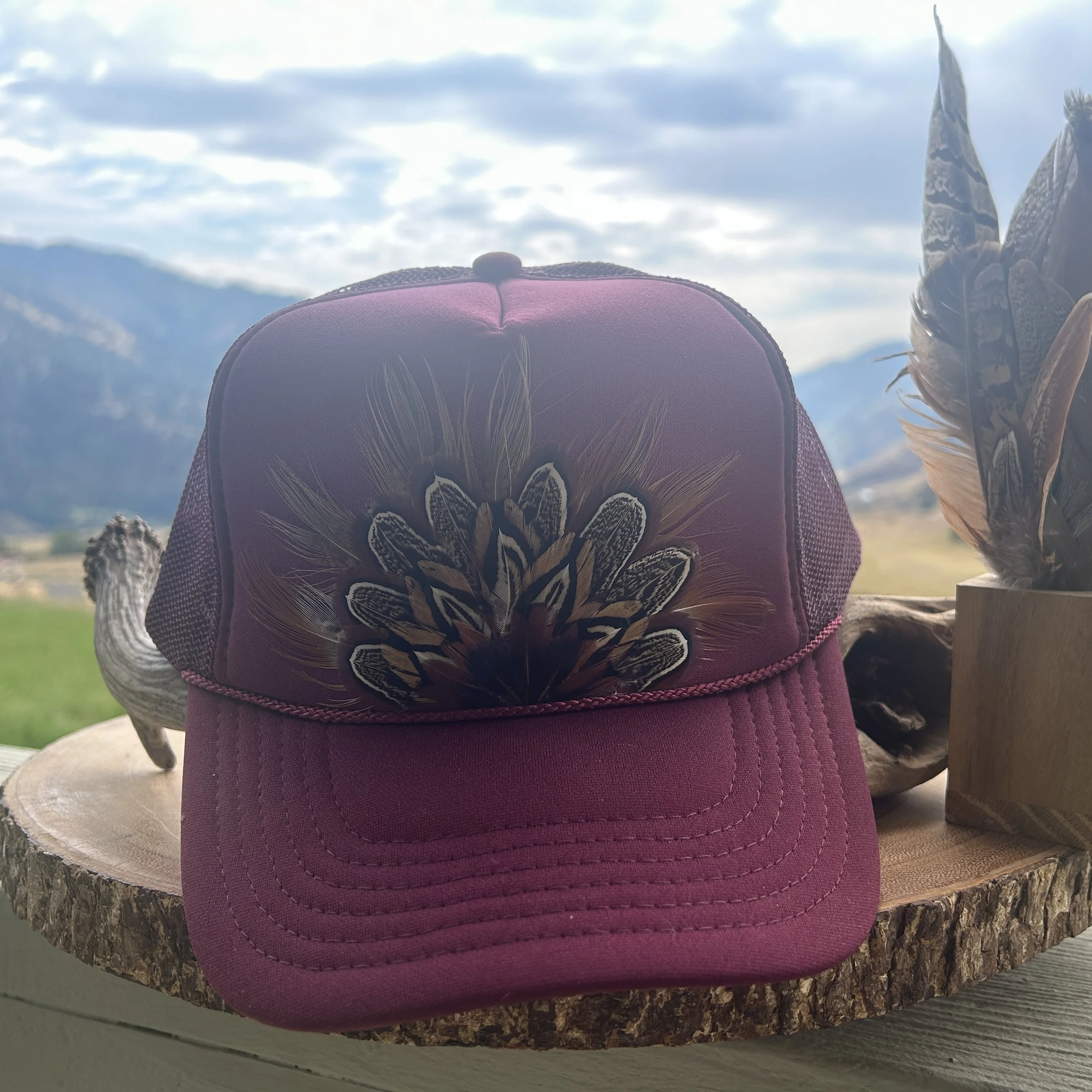 Perkey Feather Trucker