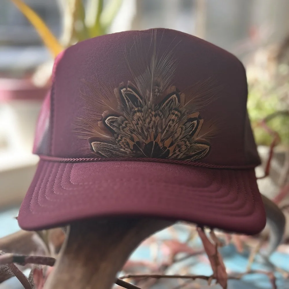 Abby Feather Trucker