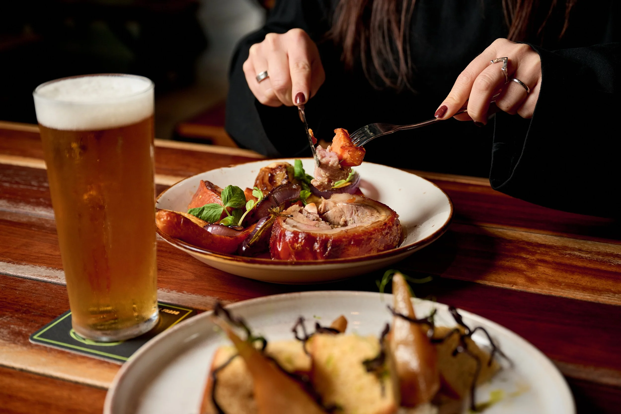 Porchetta &amp; Plateful Pils