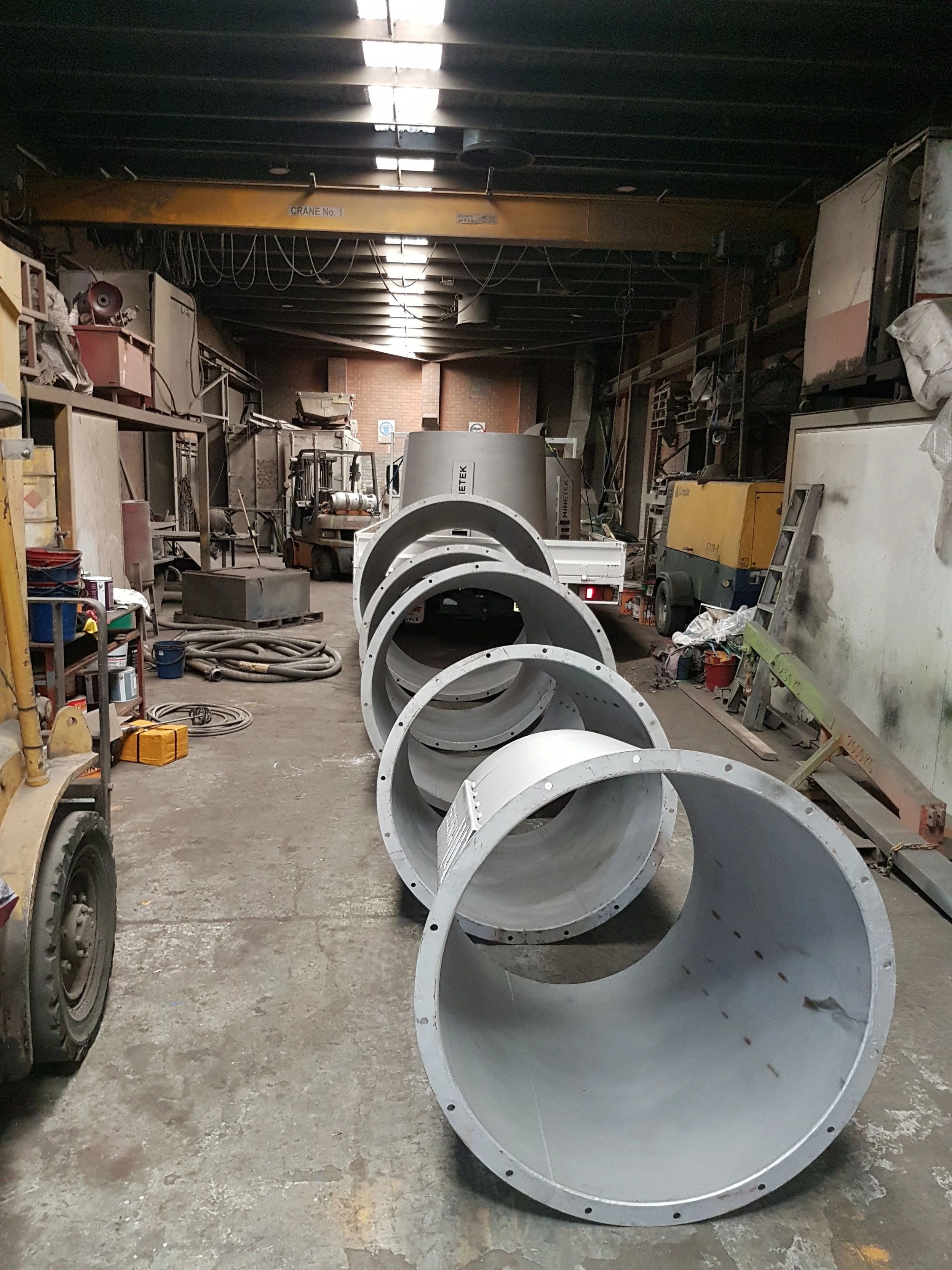 Mine Ventilation Fan Housings