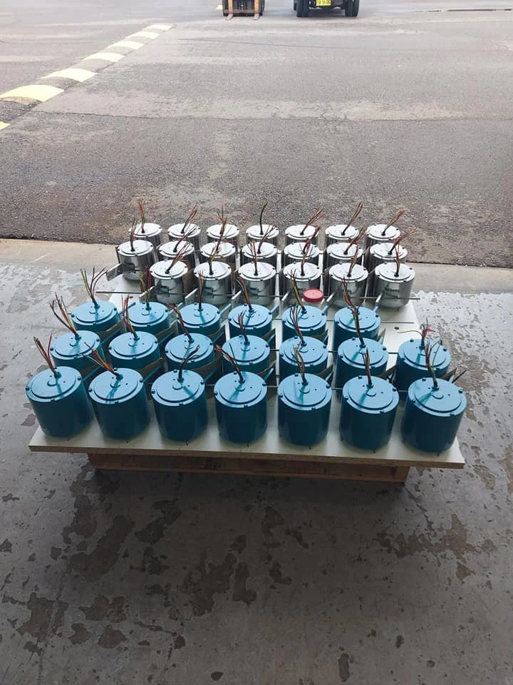 Customised ventilation motor fixtures