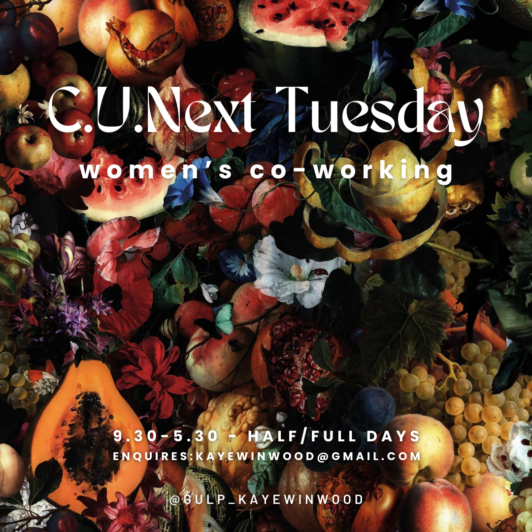 C.U.Next Tuesday CO-WORKING. 9.30am-5.30pm every Tuesday