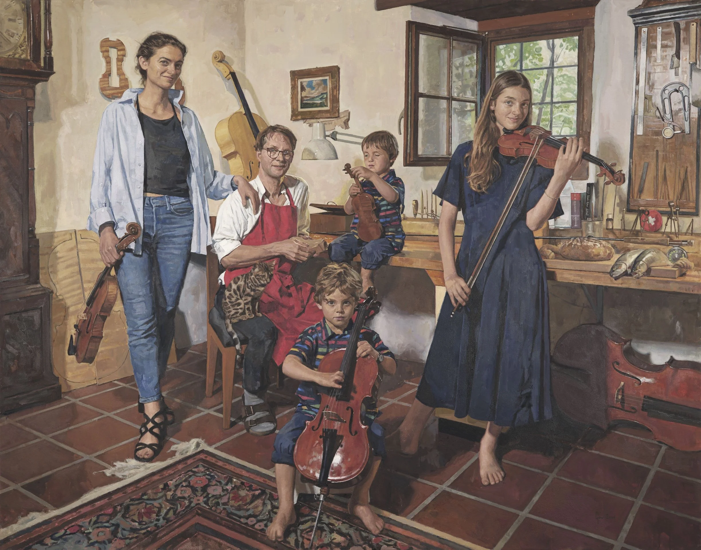 The Greiner Family | Oil on Canvas | 2024