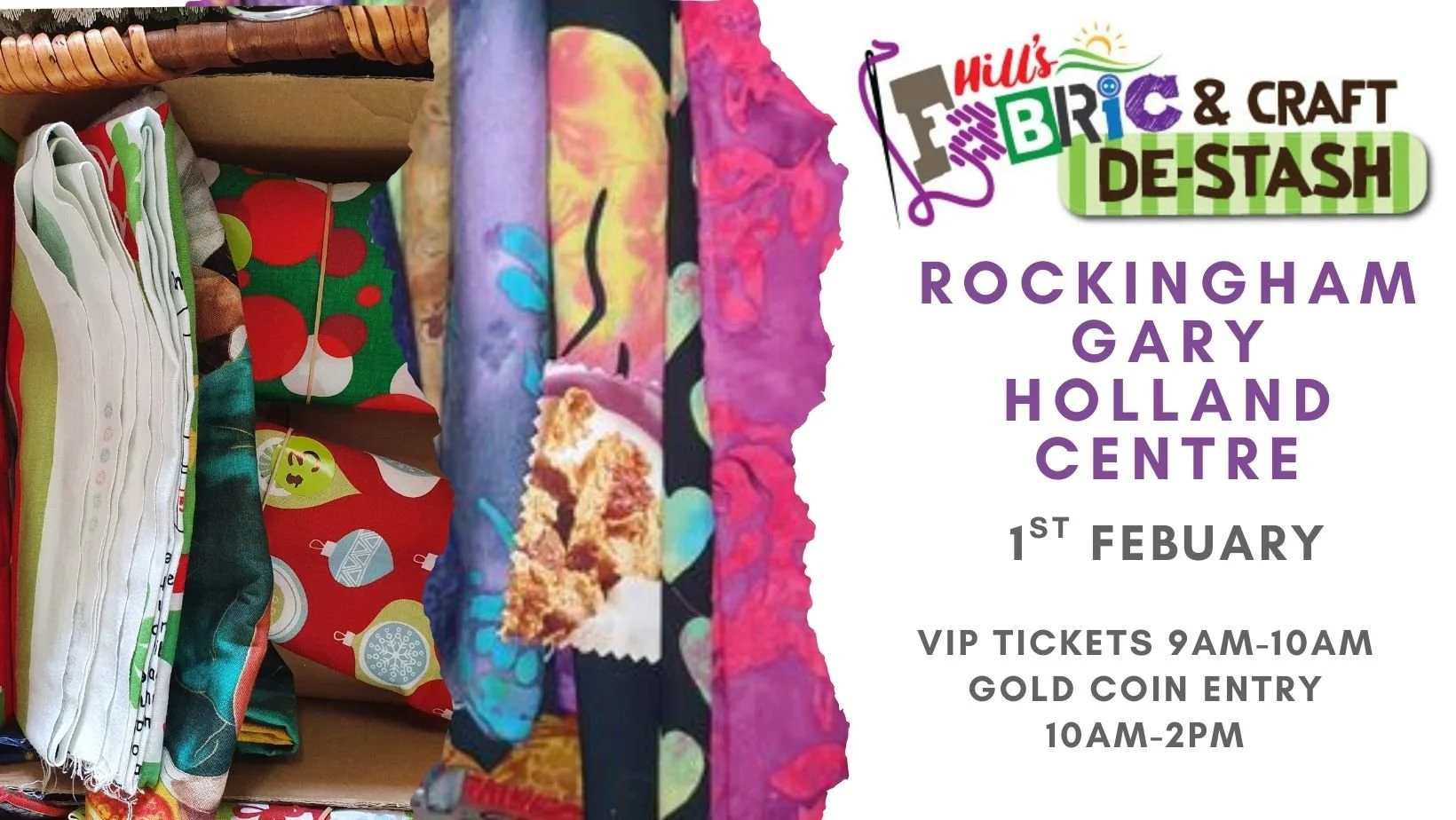 Rockingham Hills Fabric and Craft De-Stash 
