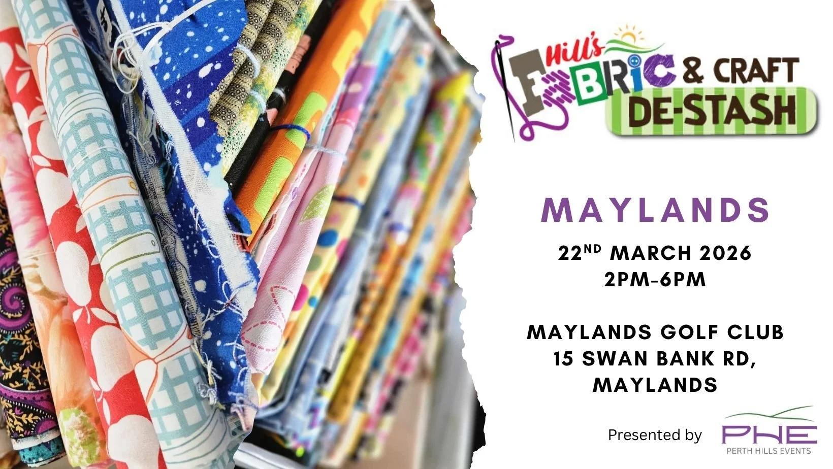 Maylands Hills Fabric and Craft De-Stash 
