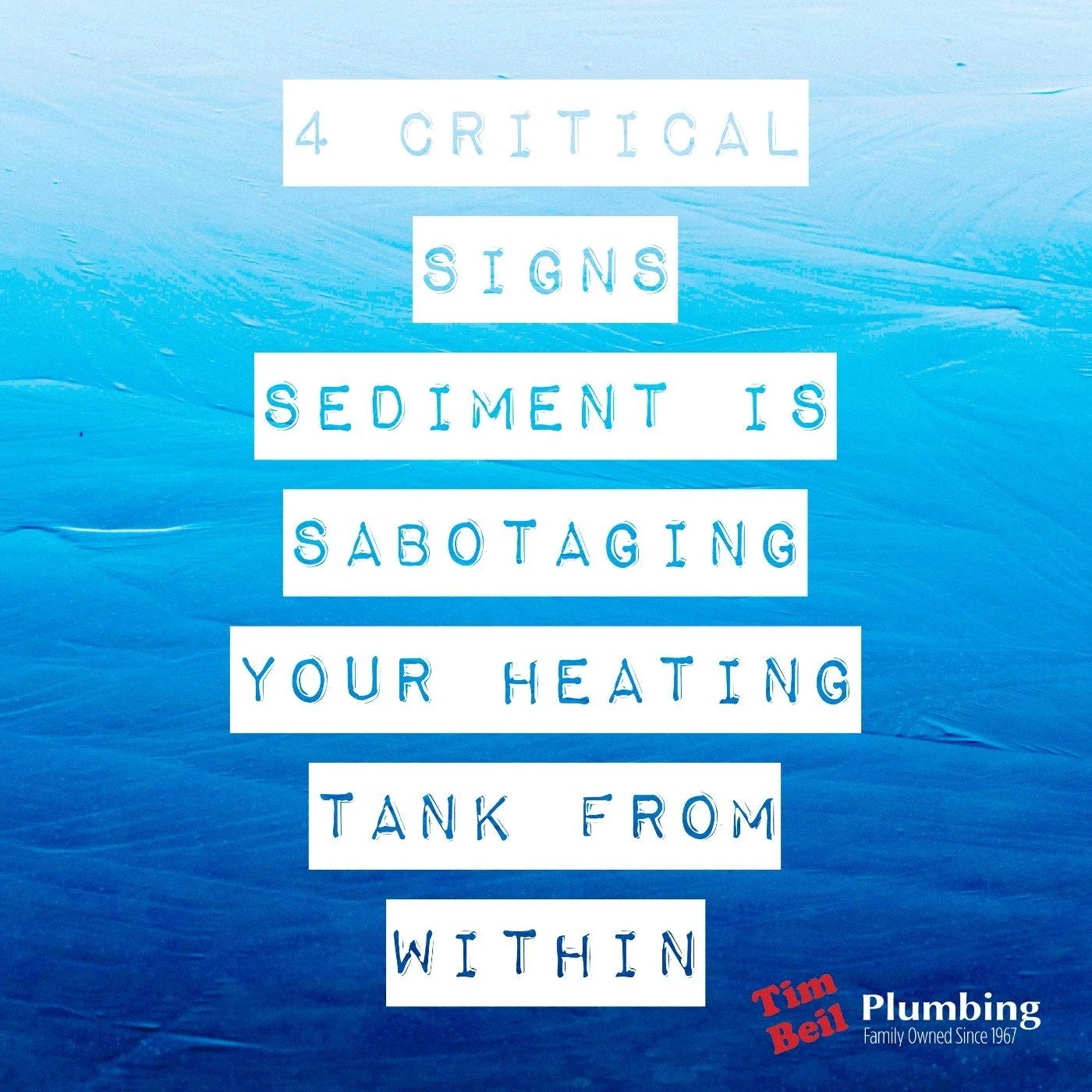 4 Critical Signs Sediment Is Sabotaging Your Heating Tank From Within