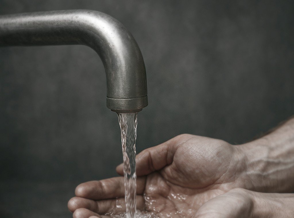 Water smells like metal