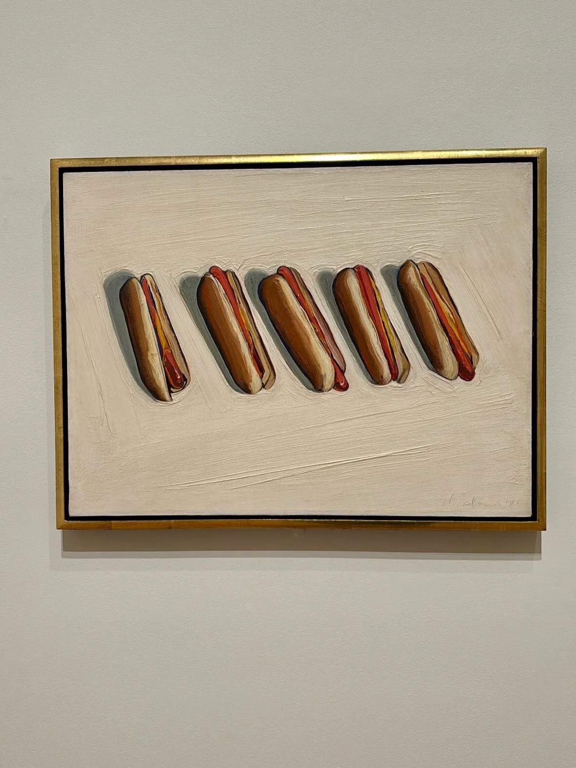 🌭 My SUNDAY INSPIRATION. 🌭 
As many of you know, I like to share my inspiration and what give me tingles the moment I see it. Colour combinations are usually a BIG THING for me but sometimes not. 
This week I saw Wayne Thiebaud at @courtauld which 