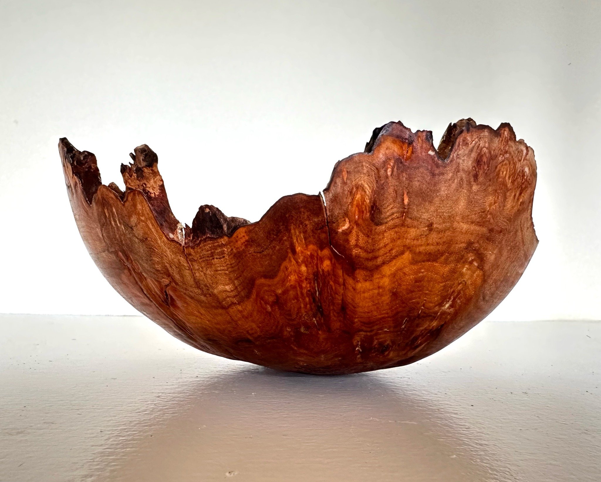Steve Husband has popped into the art auction and written a few words to tell the story of his beautiful hand-turned bowl:

&quot;This bowl is made of elm wood from a tree growing near Leckmelm which was a sapling at the times of the clearances, as l