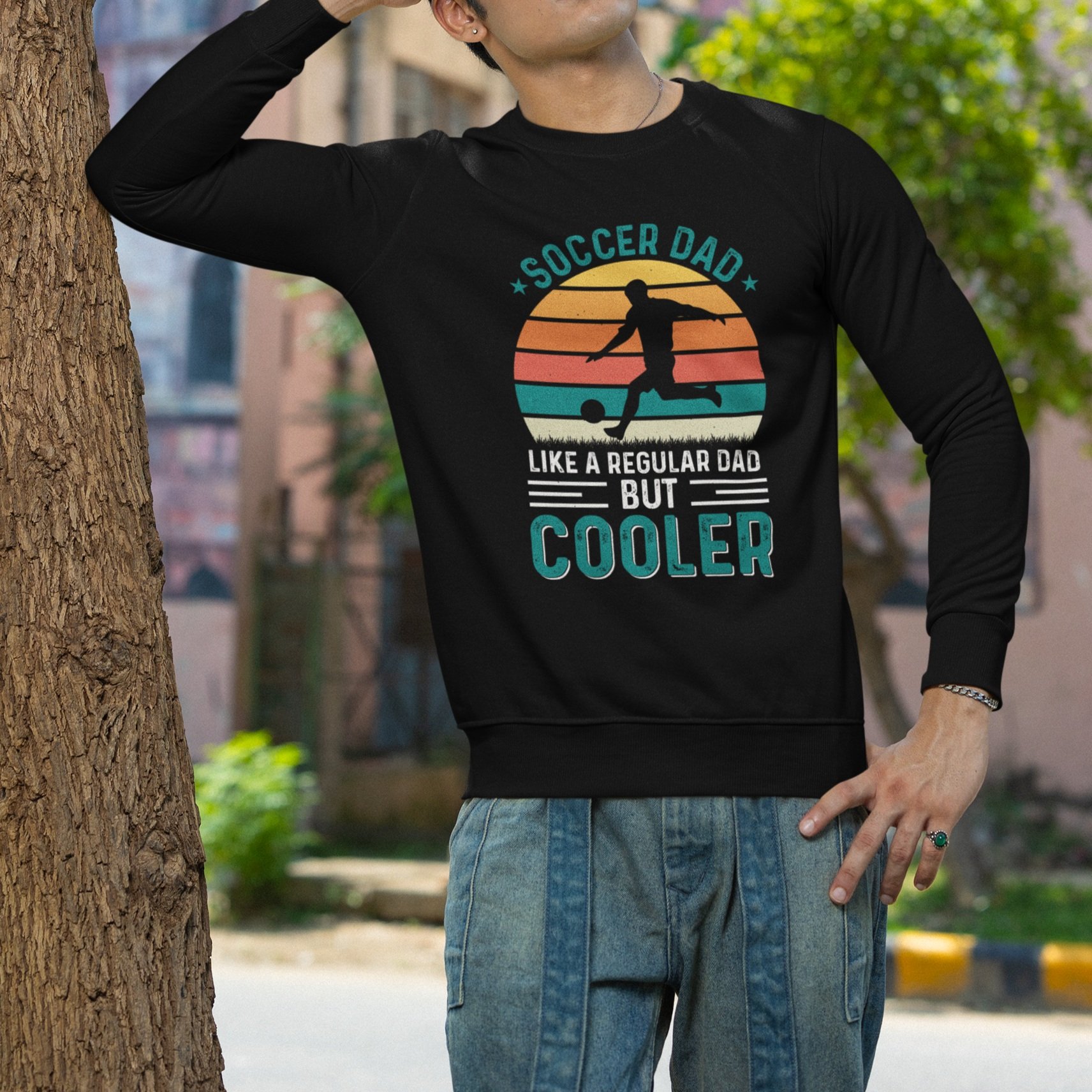 Soccer+dad+-+Like+A+Regular+Dad+But+Cooler+Men%27s+Black+Sweatshirt.jpg
