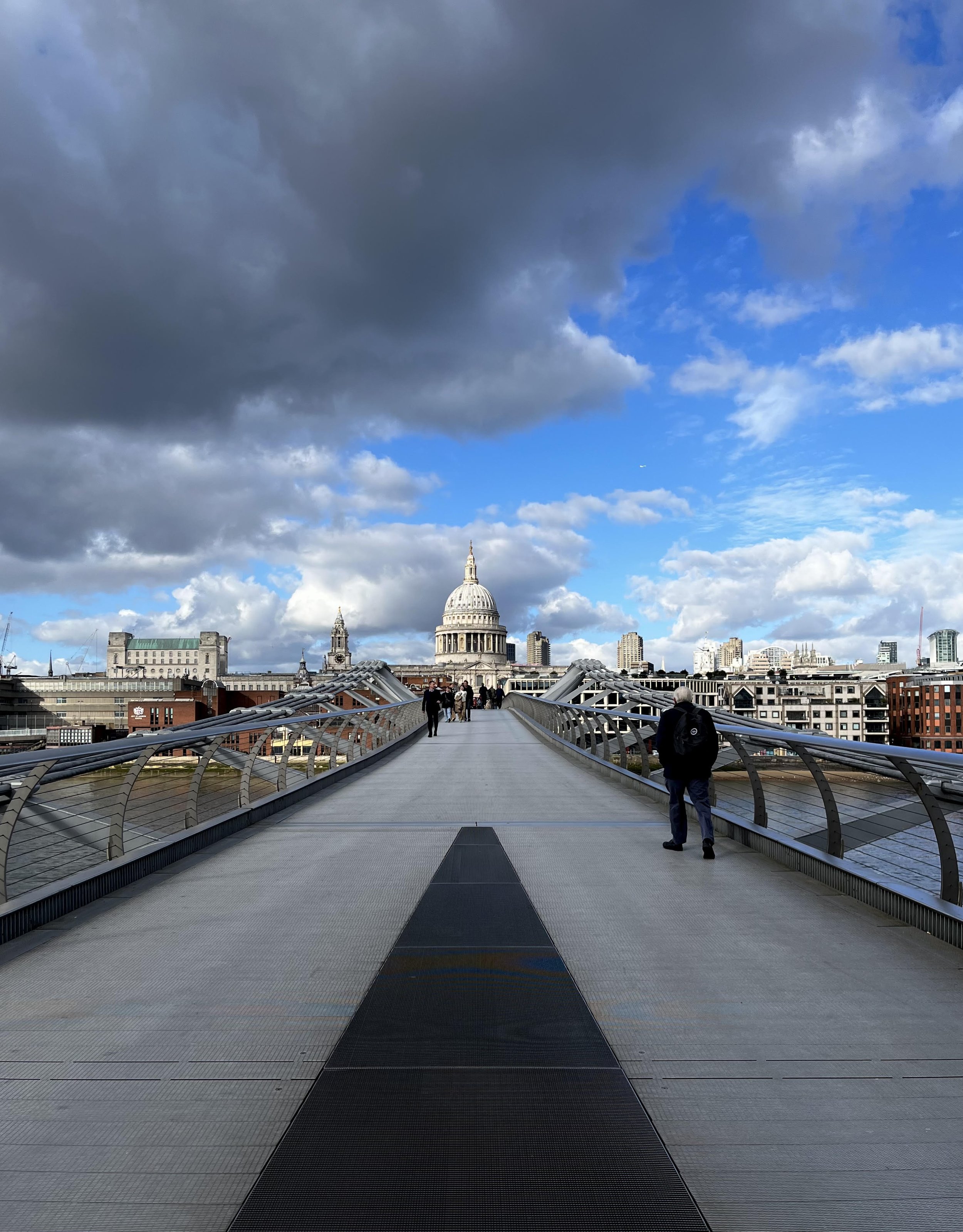 From Millennium Bridge. February 2025