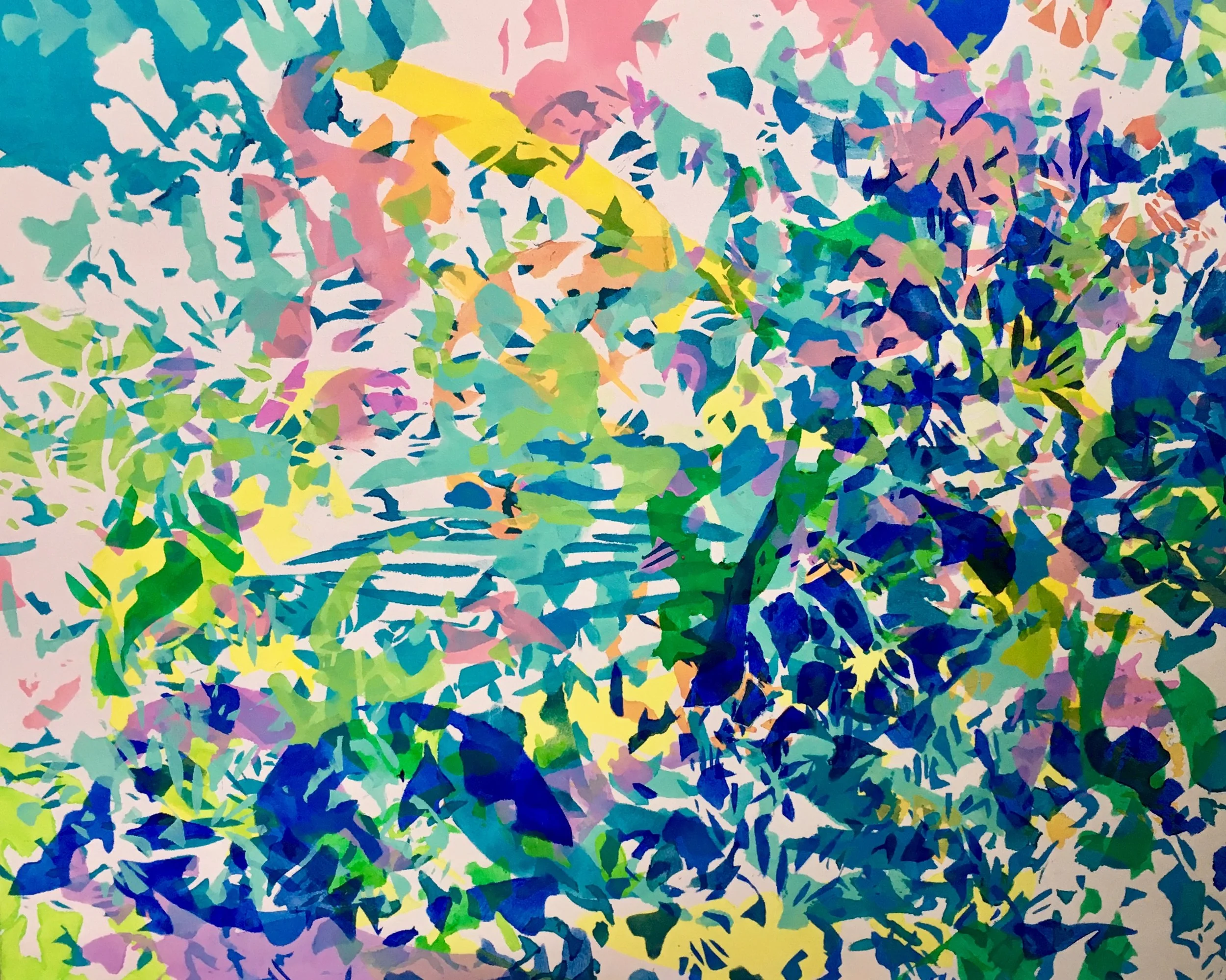 paysage imaginaire, peinture