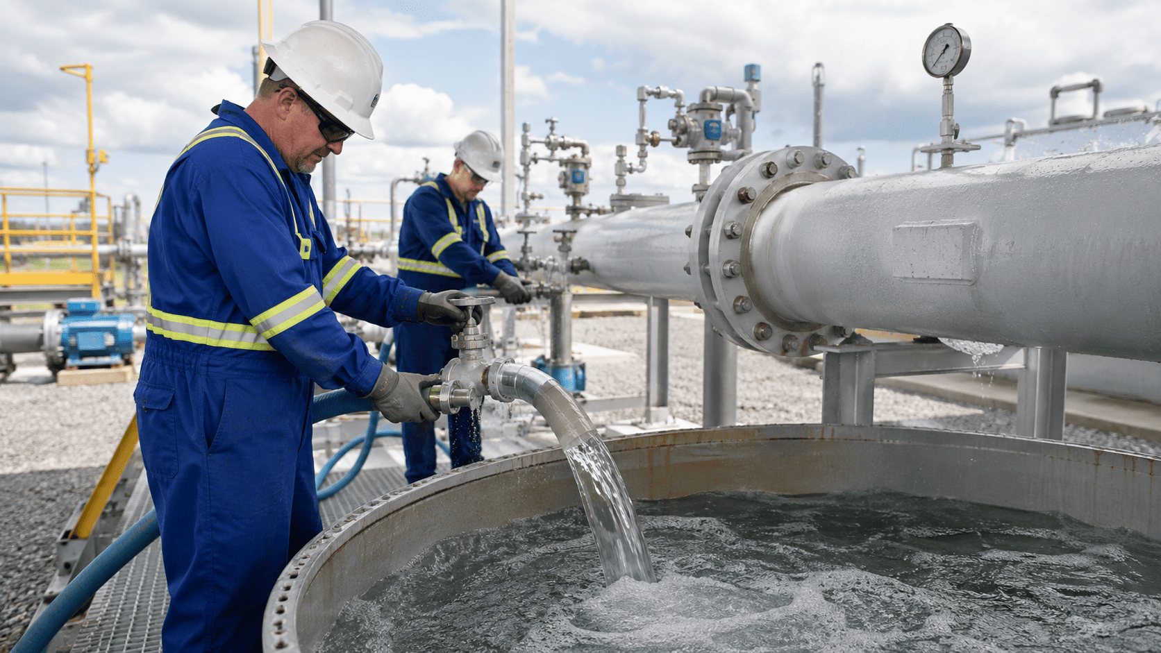 Dewatering Pipelines Safely After Hydrostatic Testing