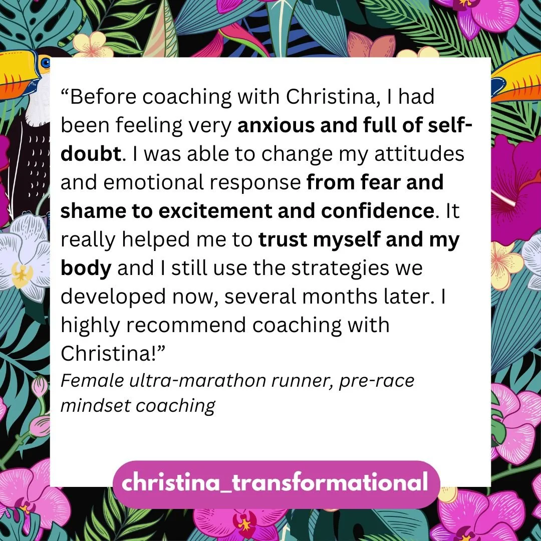 We take on challenges for all sorts of reasons, and it's normal and healthy that they include a good dose of anxiety, self-doubt and fear.

But sometimes it is to an extent that harms our wellbeing or limits our ability to thrive, succeed and feel th