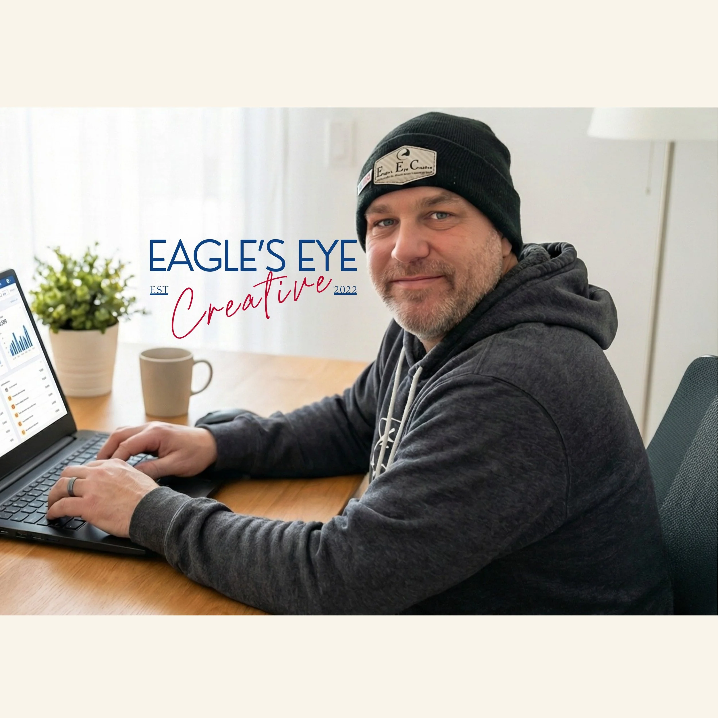Photo of Chris Morris of Eagle's Eye Creative, frequently listed as one of the best social media managers in Lynchburg Virginia.