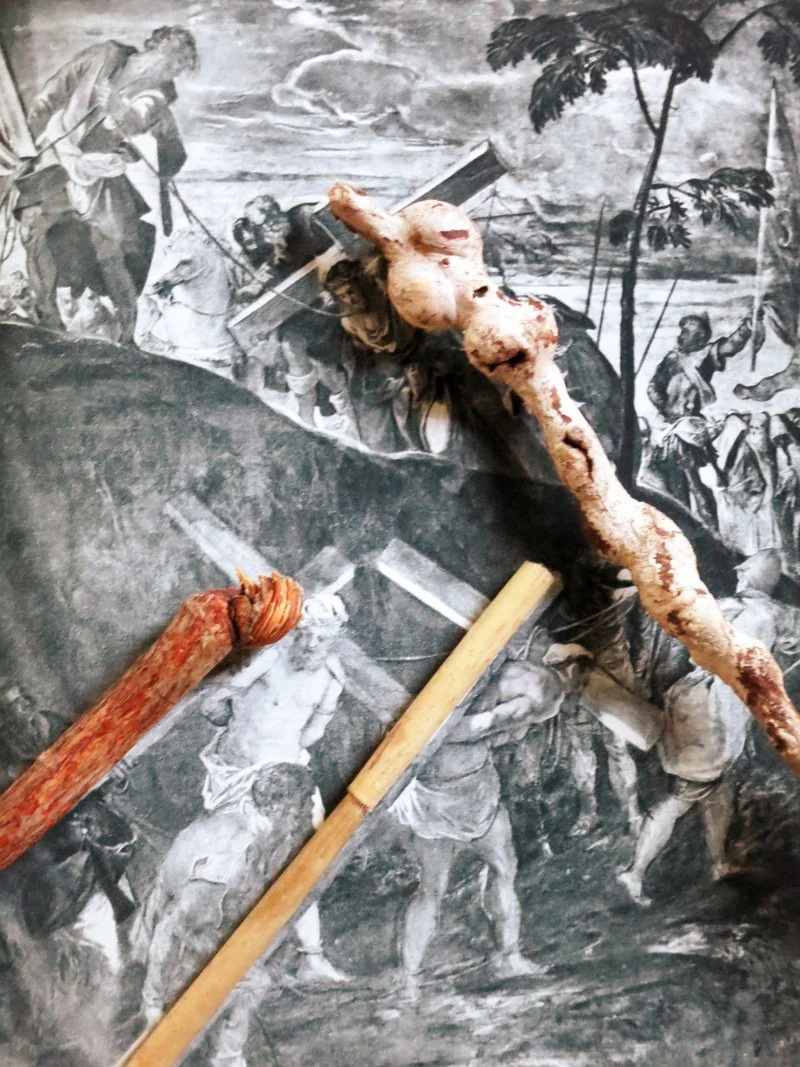  Tintoretto,  
Uncovering The Way to Golgotha, 1655  
2012  
40” By 29.27”  
C-Print   