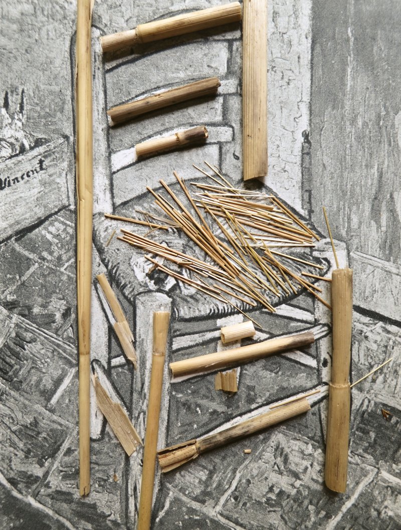  Vincent Van Gogh,  
Uncovering The Chair, 1888  
2012  
40” By 30.011”  
C-Print   