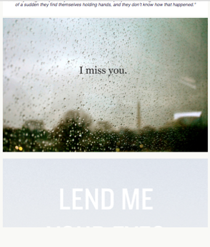  I Miss you  
2012  
34.542” by 50” 
c-print

      